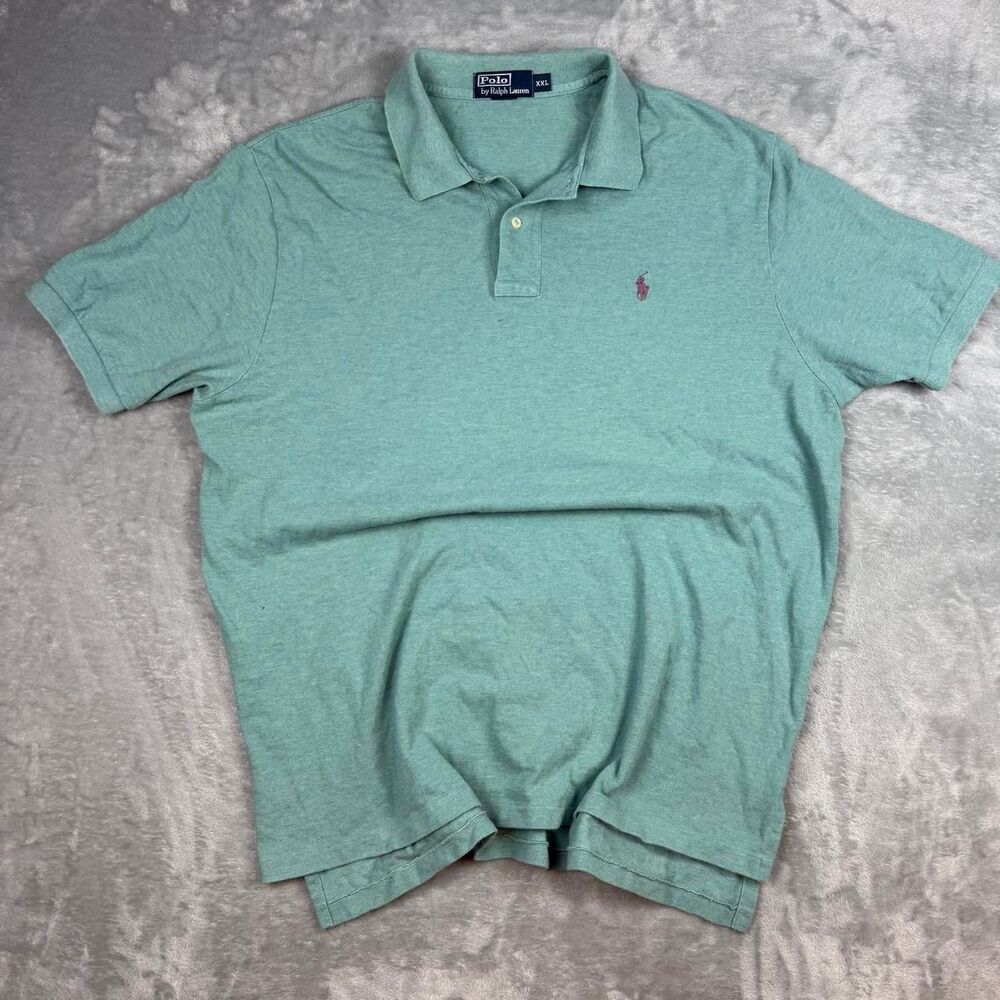 Polo-ralph-lauren Men's Green and Blue Polo-shirts